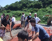 地引網の様子2