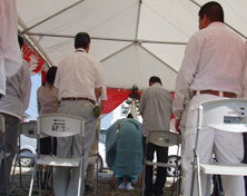 地鎮祭への参加協力の様子1